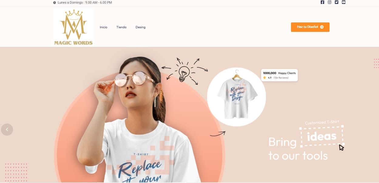 Proyecto web Magic Words