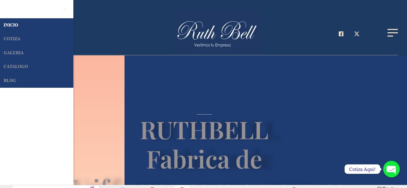 Proyecto web Ruthbell Uniformes